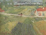 Vincent Van Gogh Landscape wiith Carriage and Train in the Background (nn04) Spain oil painting artist